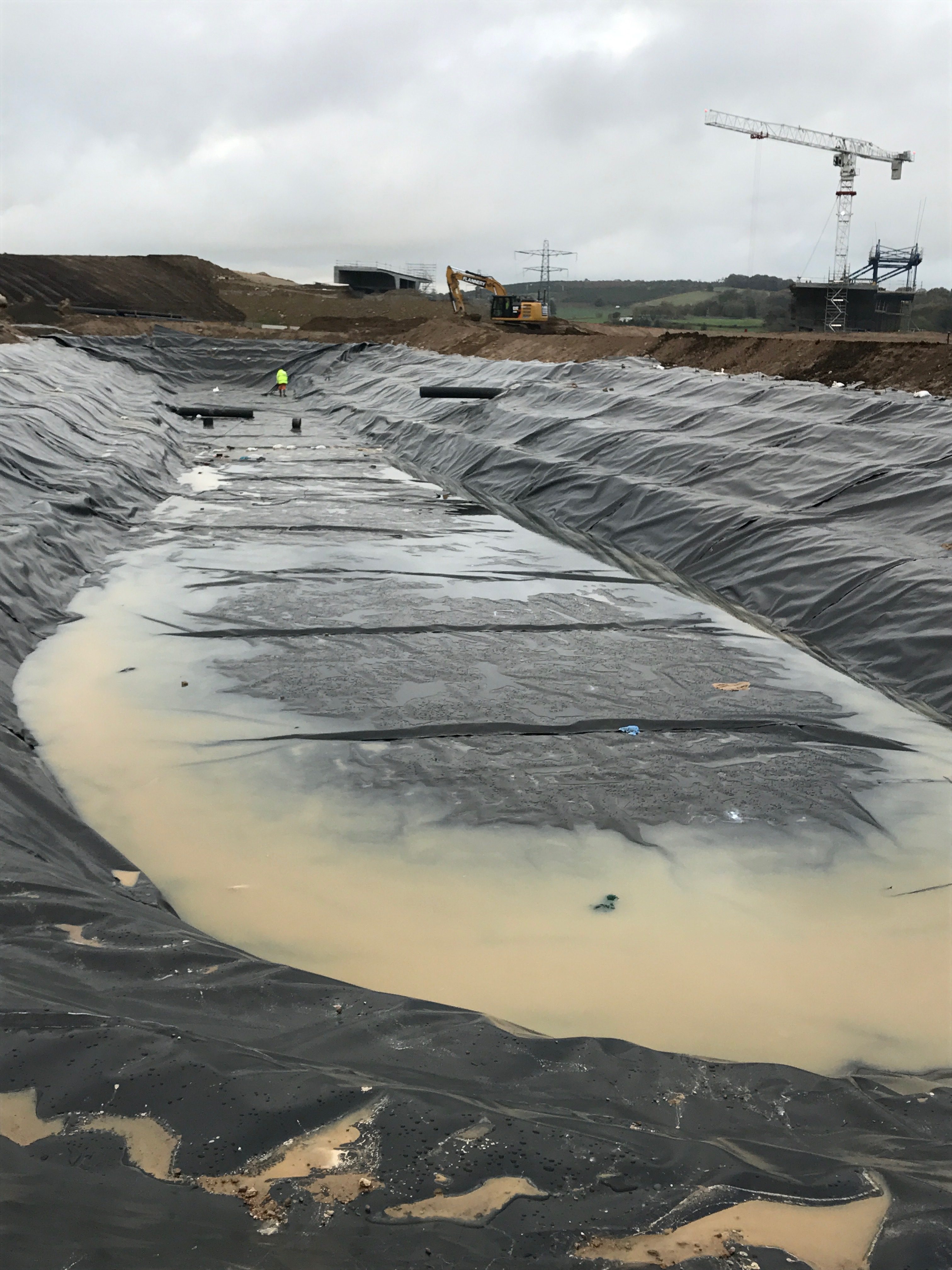 Settlement Pond Liners ASJ Lining Technology Geosynthetic liner